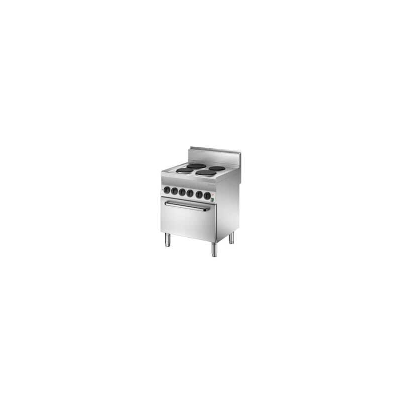 Four-burner stove with electric oven GN1/1 Series 650