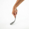 Espátula Perfurada Cinza em Silicone Resistente ao Calor 295mm - Vogue - Fourniresto