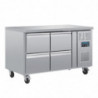 Refrigerated Table GN 1/1 Ventilated 4 Drawers Series U 314L - Polar - Fourniresto