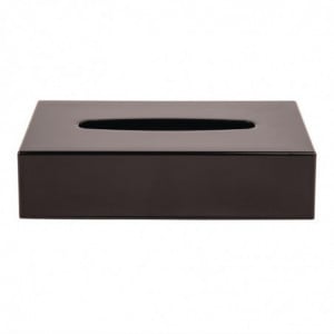 Rectangular Black Tissue Box - Bolero - Fourniresto