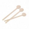 Biodegradable Wooden Cocktail Stirrers 100mm - Pack of 100 - Fiesta Green - Fourniresto