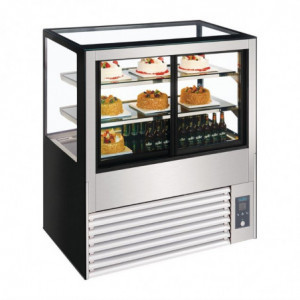 Vitrina de serviço traseira refrigerada Série U 900mm - Polar - Fourniresto