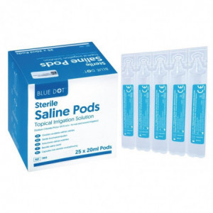 Sterile Saline Eye Drops 20ml Sold in packs of 25 - FourniResto - Fourniresto