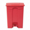 Kitchen Pedal Bin Red 65L - Jantex - Fourniresto