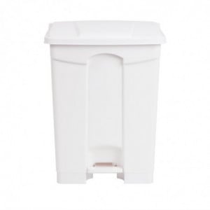 Caixote do lixo de cozinha com pedal branco 65L - Jantex - Fourniresto