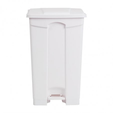 Caixote do lixo de cozinha com pedal branco 87L - Jantex - Fourniresto