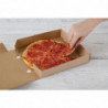 Caixas de pizza Kraft de 23cm - Pacote de 100 - Fiesta Green - Fourniresto