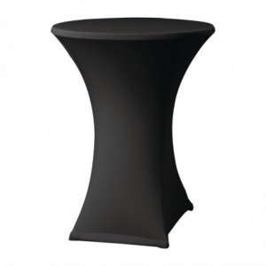 Black Samba Extendable Table Cover for Table with Crossed Legs - FourniResto - Fourniresto