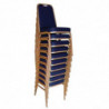 Blue Square Back Banquet Chairs - Set of 4 - Bolero - Fourniresto