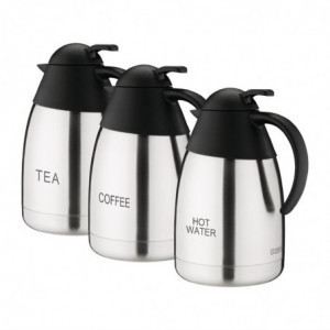 Insulated Hot Water Pitcher with Domed Lid - 1.5L - Olympia
