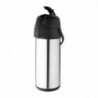 Double Wall Lever Jug in Stainless Steel-4L - Olympia