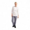 Casaco de Cozinha Unissexo Chicago de Mangas Compridas Branco Tamanho L - Whites Chefs Clothing - Fourniresto