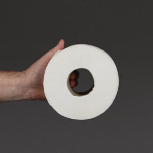 Rolo de Papel Higiênico 2 Folhas Mini Jumbo 150m - Pacote com 12 - Jantex