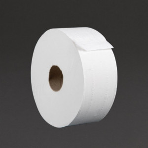 Toilet Paper Rolls 2 Ply Jumbo - Pack of 6 - Jantex