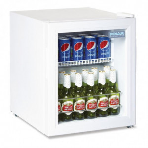 Vitrina refrigerada positiva de balcão branca Série C - 46L - Polar - Fourniresto