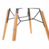 Molded PP Chair with Metal Structure Arlo Gray - Set of 2 - Bolero - Fourniresto