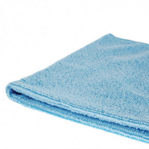 Blue Microfiber Cloths - Pack of 5 - Jantex