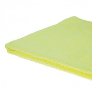 Yellow Microfiber Cloths - Pack of 5 - Jantex