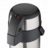 Stainless Steel Pump Pot for Tea - 3L - Olympia