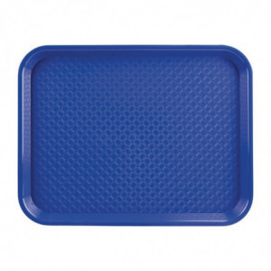 Blue Plastic Fast Food Tray - Olympia KRISTALLON - Fourniresto