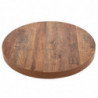Tampo de mesa redondo com efeito de madeira envelhecida - 600mm - Bolero