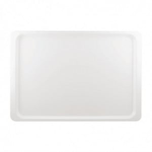 Plateau de Service en Polyester Euronorme 530 x 370mm Blanc - Roltex - Fourniresto