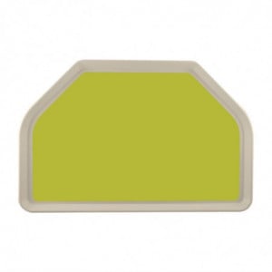 Tabuleiro de Serviço em Poliéster Trapezoidal GN 500x325mm Verde - Roltex - Fourniresto