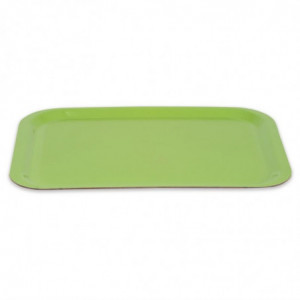Bandeja de Serviço em Poliéster Trapézio GN 500x325mm Verde - Roltex - Fourniresto