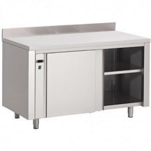 Armoire Chauffante em Inox com Backsplash - L 2000 x P 700mm - Gastro M