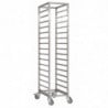 Stainless Steel Sliding Shelf Trolley - 600x400mm - 18 Levels - Gastro M