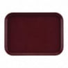 Plateau Rectangulaire Antidérapant en Fibre de Verre EpicTread Bordeaux 350mm - Cambro - Fourniresto