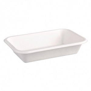 Barquetes de Bagasse Compostáveis ​​180mm - Pacote de 50 - Fiesta Green