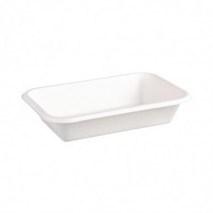 Barquettes en Bagasse Compostables 180mm - Lot de 50 - Fiesta Green