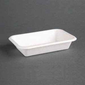 Barquettes en Bagasse Compostables - L 215 mm - Lot de 50 - Fiesta Green