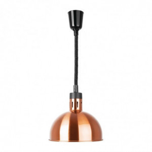 Retractable Dome Steel-Copper Heating Lamp - Buffalo