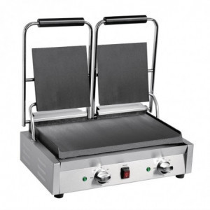 Grill de Contato Duplo Bistro Liso/Liso 230V - Buffalo
