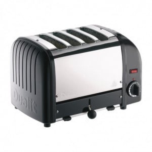 4-Slice Black Vario Toaster - Dualit