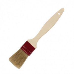 Flat Pastry Brush with Natural Bristles - 40mm - Matfer - Fourniresto