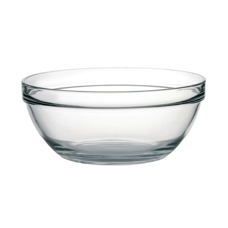 Glass Chef Bowls - 260mm - Set of 6 - Arcoroc - Fourniresto