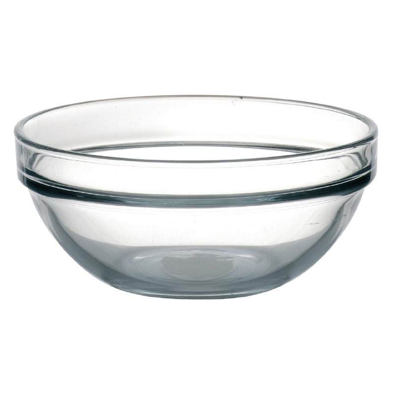 Glass Chef Bowls - 120mm - Set of 6 - Arcoroc - Fourniresto