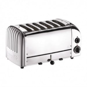 6-Slice Stainless Steel Toaster - Dualit