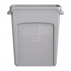 Coletor Slim Jim em Plástico - 60L - Rubbermaid