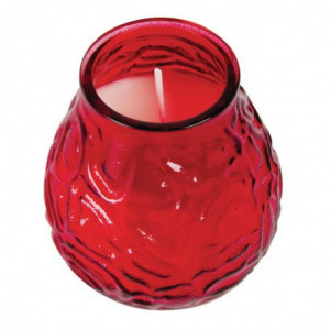 Velas venezianas Bolsius Low Boy - vermelhas - FourniResto - Fourniresto