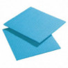 Panos de limpeza de celulose azul - Pacote com 10 - FourniResto - Fourniresto