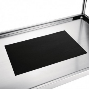 Pequeno Carrinho de Descarte em Inox - 2 Níveis - L 710 x P 405mm - Vogue