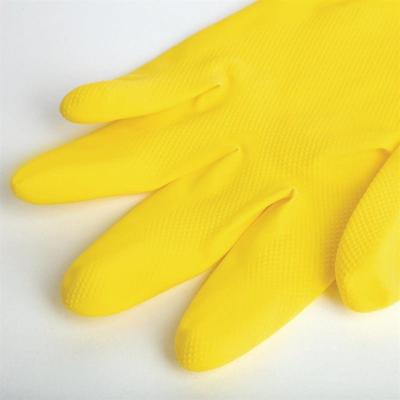 Luvas de Proteção Química Vital 124 Amarelas - Tamanho M - Mapa
