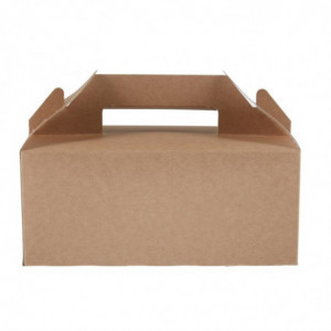 Pequenas Caixas para Viagem de Papel Kraft Reciclável - Conjunto de 125 - Colpac