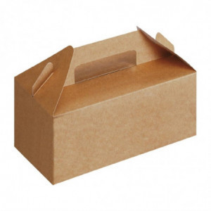 Pequenas Caixas para Viagem de Papel Kraft Reciclável - Conjunto de 125 - Colpac