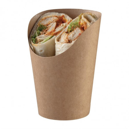 Recyclable Kraft Tortilla Holders - Pack of 1000 - Colpac
