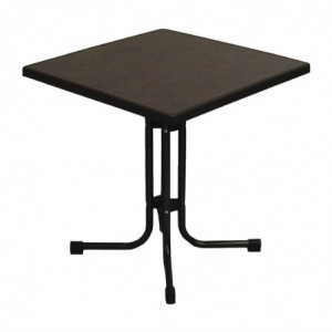 Folding patio table Limburg Slate 70 x 70 cm - FourniResto - Fourniresto
